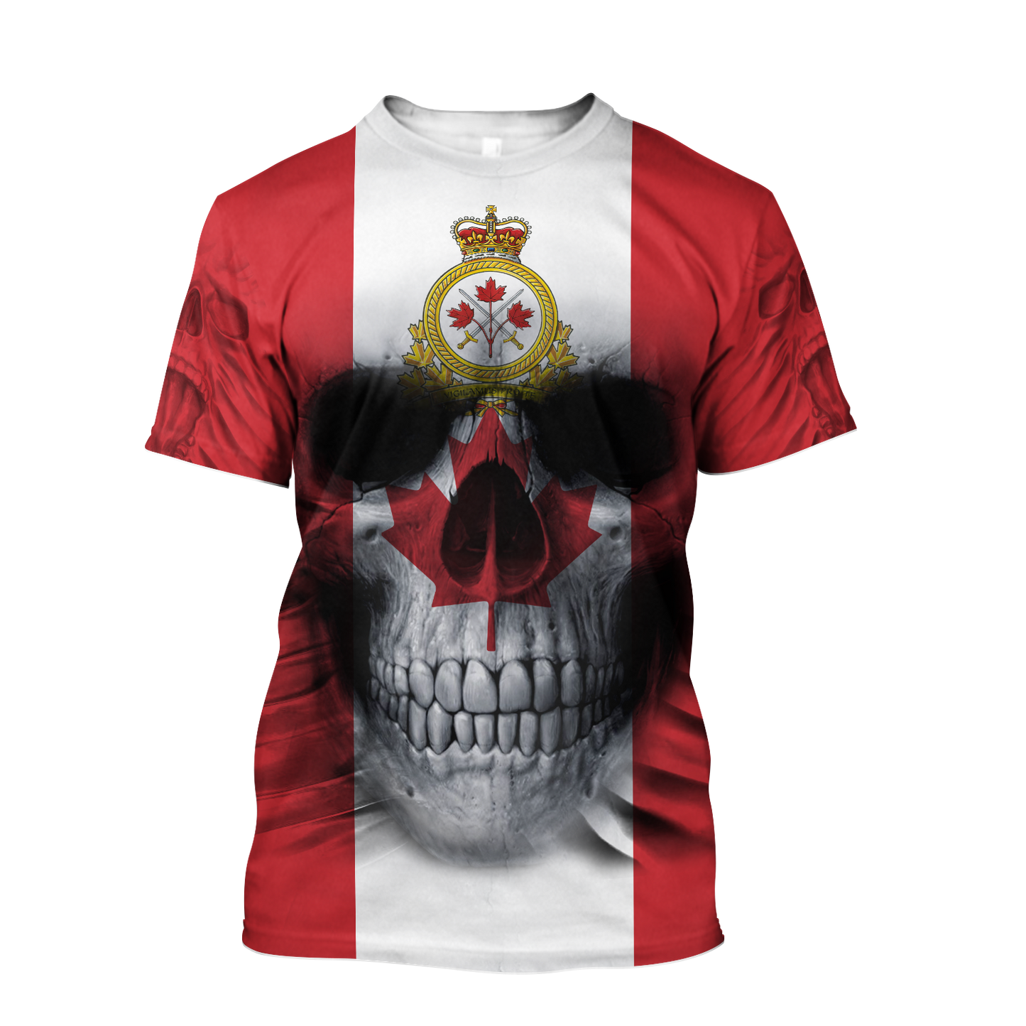 Canadian Army Skull Pullover 3D All Over Printed Shirts SN13032104