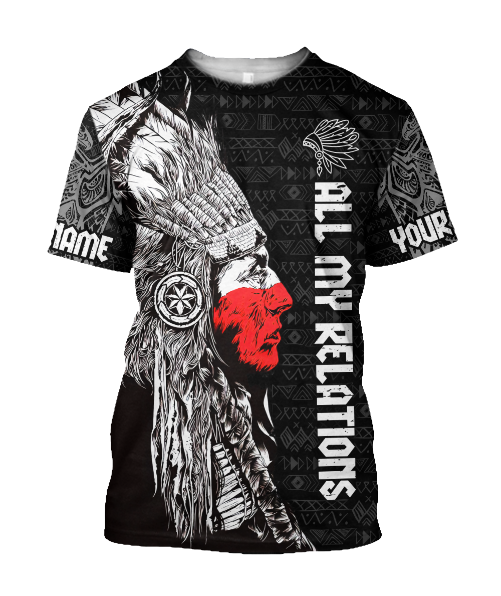 Native American Father‘s Day 3D All Over Printed Shirts DZ29052101 NT