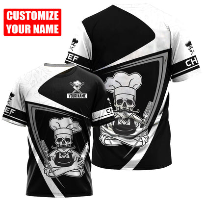 Custom Name Master Chef 3D All Over Printed Unisex Shirts