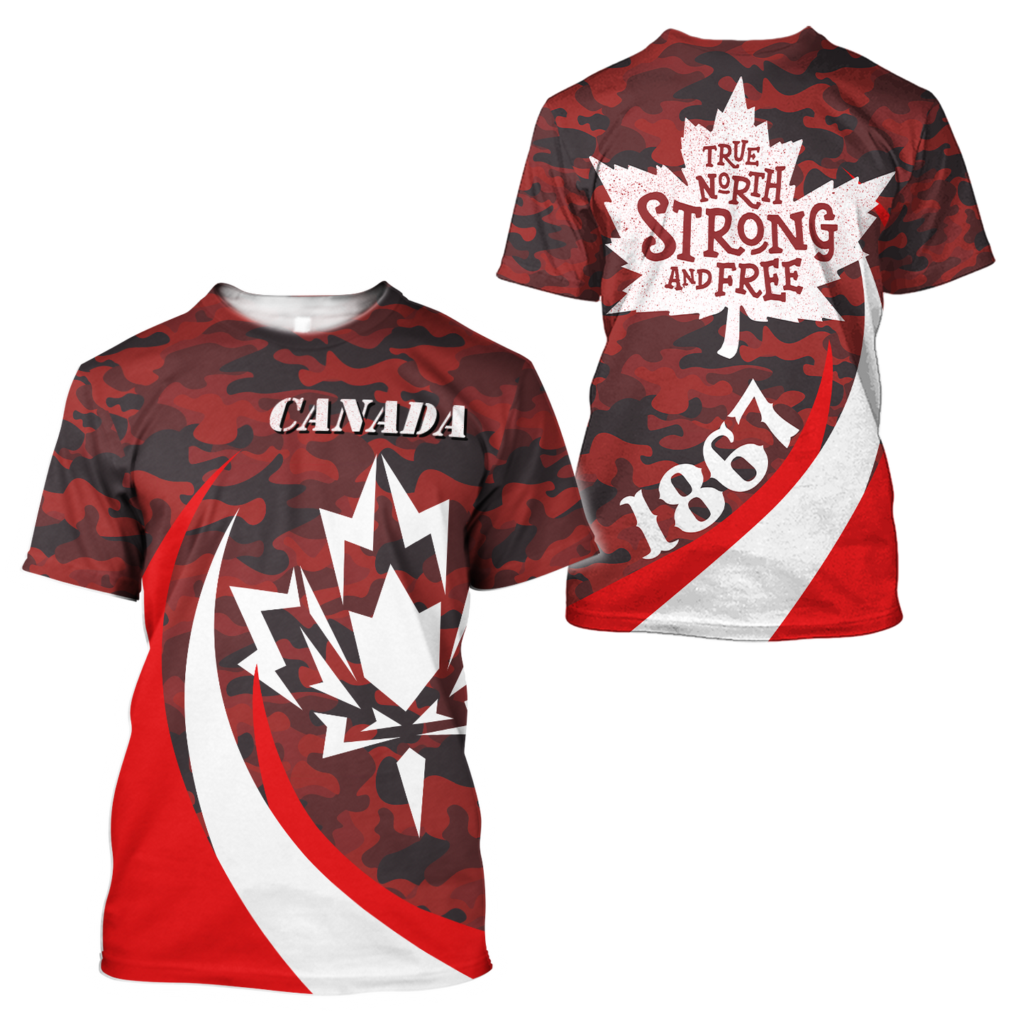 Canada Day 3D Printed Clothes SN27032102 XT
