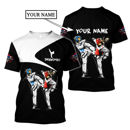 Customize Name Taekwondo Hoodie For Men And Women DD26032106