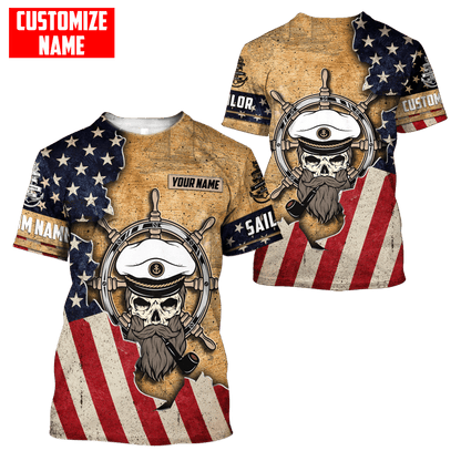 Customized name The Adventure Begins 3D All Over Printed Shirts