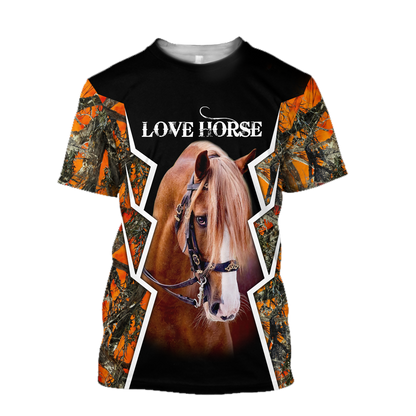 American Quarter Horse Camo 3D All Over Printed Shirts For Men And Women TR1712201CL