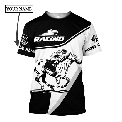 Personalized Horse Racing 3D All Over Printed Unisex Shirts