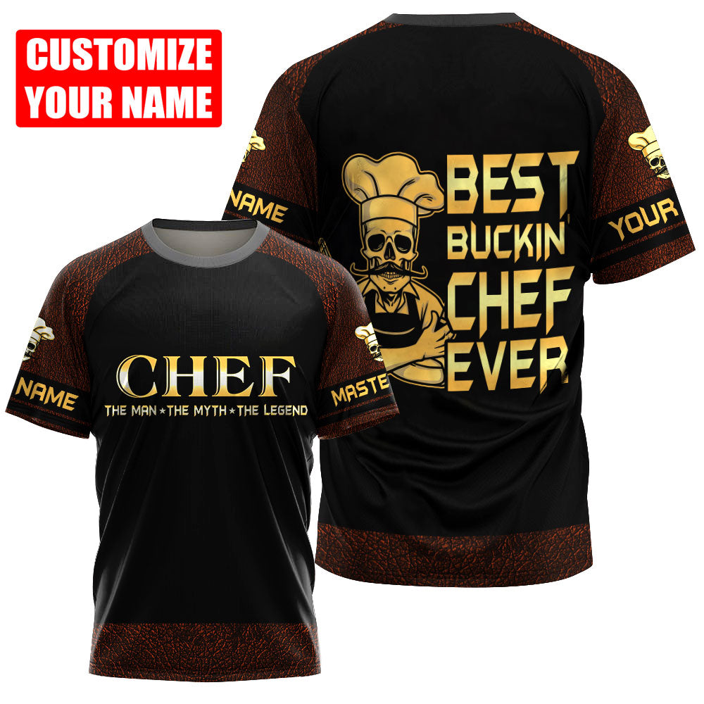 Custom Name Master Chef 3D All Over Printed Unisex Shirts