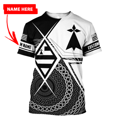 Premium Personalized 3D Printed Bretagne Shirts MEI