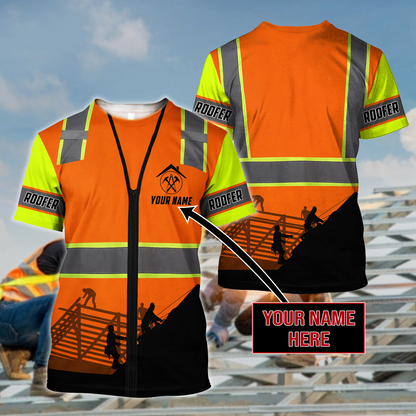 Roofer Man - Custom Name Unisex Shirts