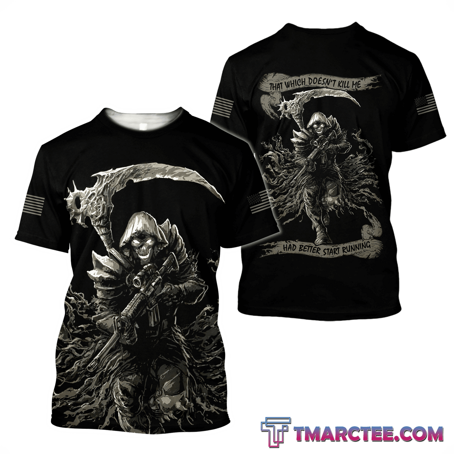 That Which Doesn't Kill Me, Had Better Start Running Veteran 3D All Over Printed Unisex Shirts