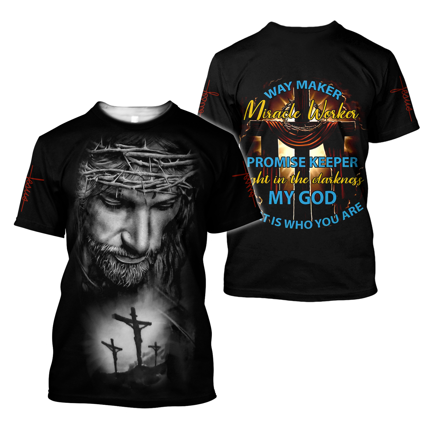 Premium Christian Jesus 3D All Over Printed Unisex Shirts TNA17022101