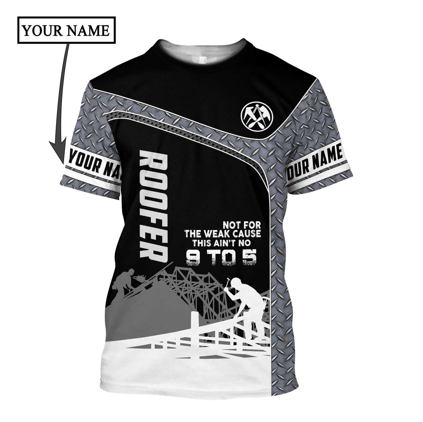 Roofer Man 3D All Over Printed Shirts For Men