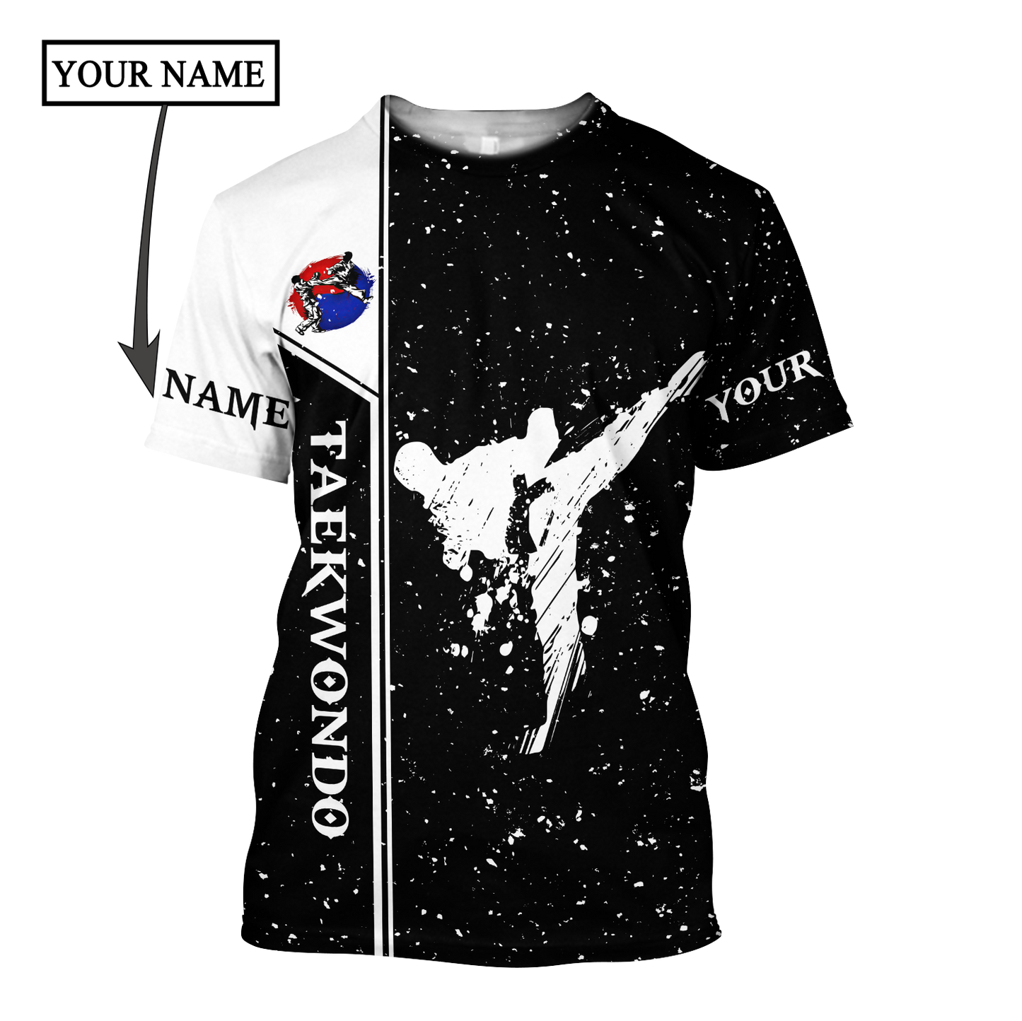 Customize Name Taekwondo Hoodie For Men And Women DD26032105