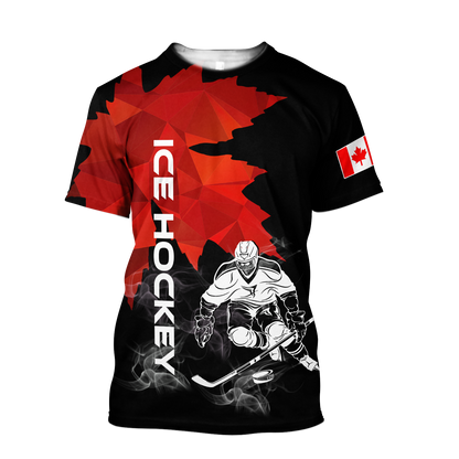 3D All Over Printed Hockey Canada Unisex Shirts MH24022105 XT