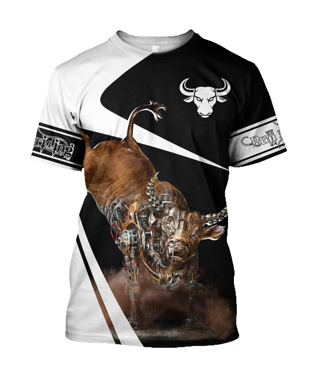 Bull Riding 3D All Over Printed Shirts JJ26052102 NT