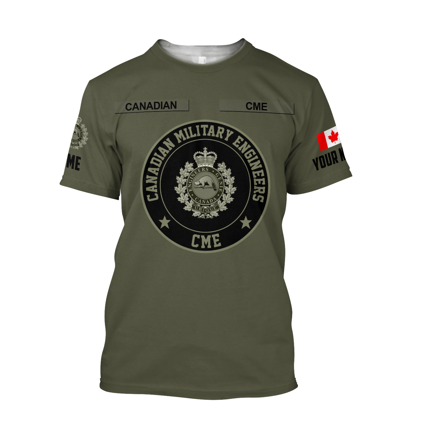 Personalized Name XT Canadian CME Pullover 3D All Over Printed Shirts DA12032103