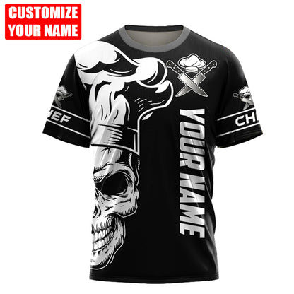 Custom Name Master Chef 3D All Over Printed Unisex Shirts