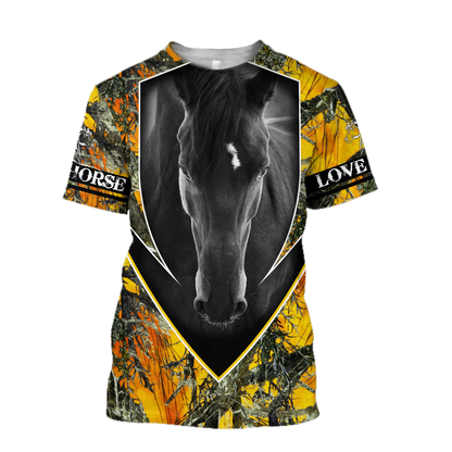 Love Horse 3D All Over Printed Shirts For Men And Women TR1912202CL