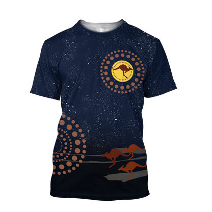 Australia Aboriginal 3D All Over Printed Unisex Shirts