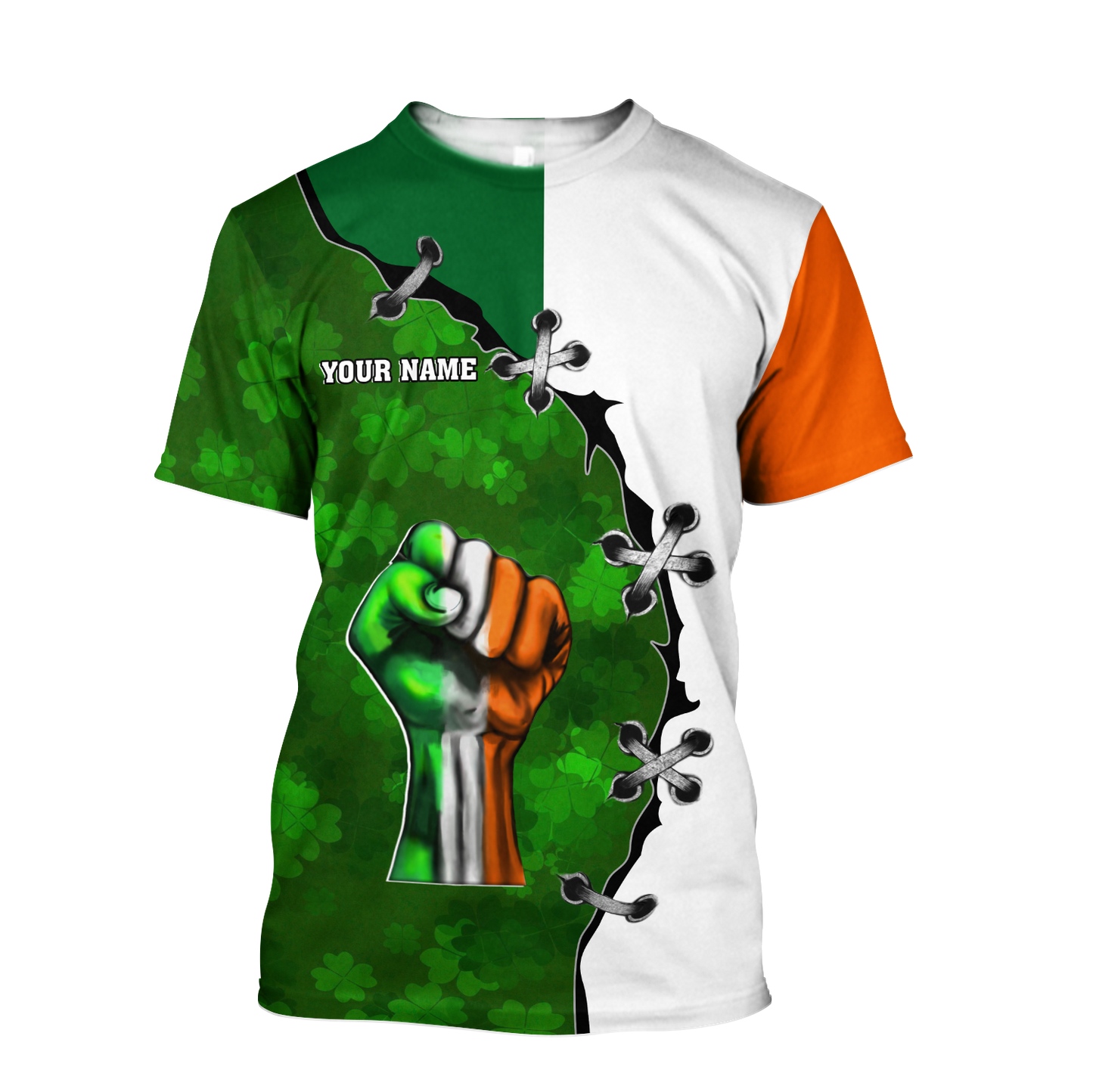 3D All Over Printed Irish Pride- St Patrick Day Unisex Shirts Custom Name XT MH17022103