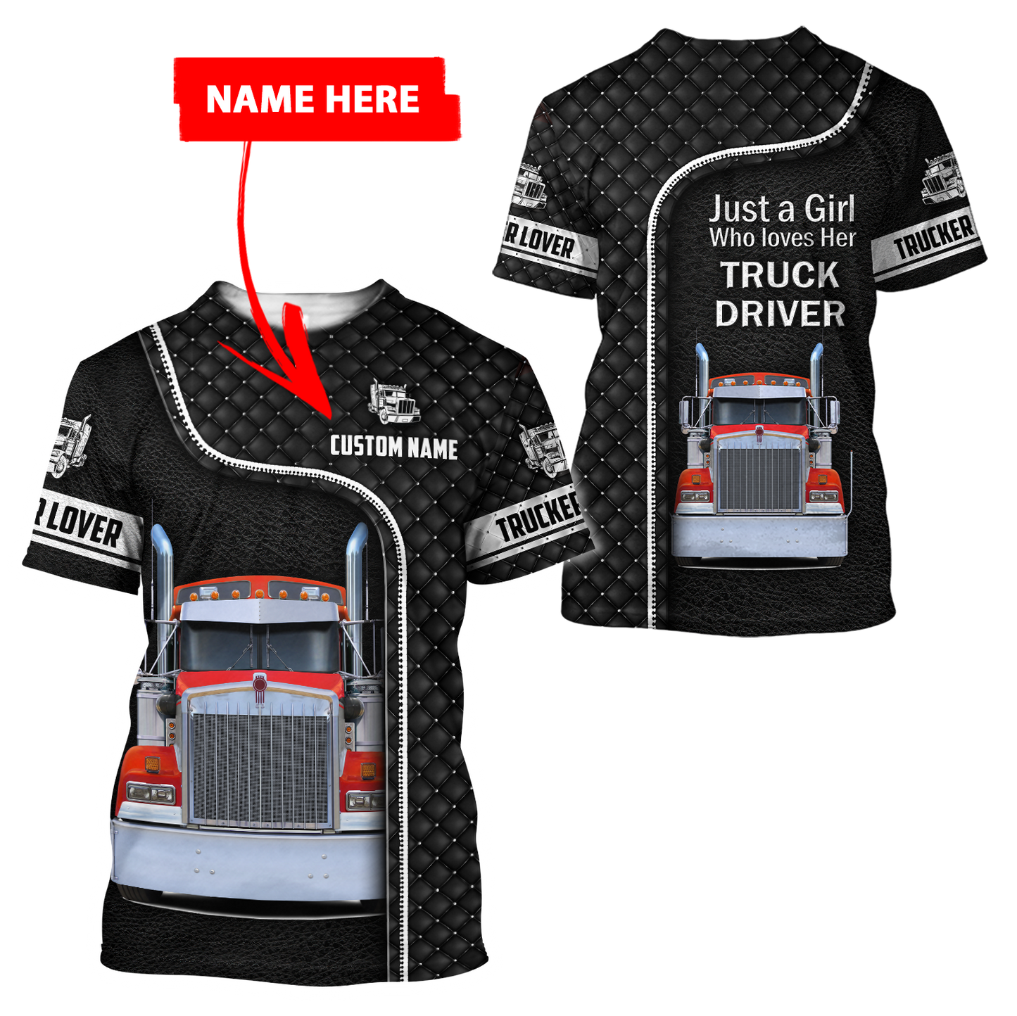 Personalized Name XT Trucker Lovers 3D All Over Printed Shirts PD05032101