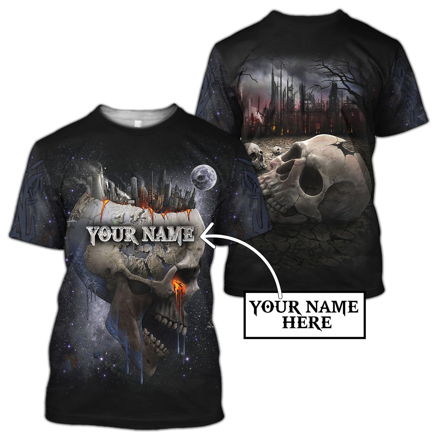 Customize Name Dead City Skull Hoodie For Men And Women NTN15032104