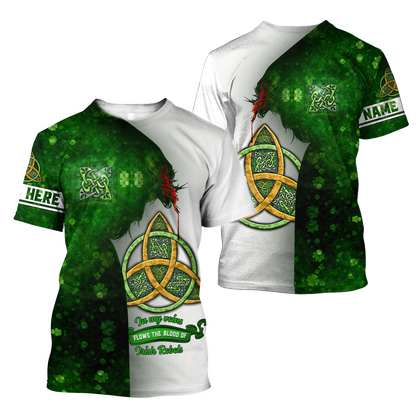 Premium Unisex Hoodie Custom Nam Irish St.Patrick Jesus Irish Rebel In My Vain ML