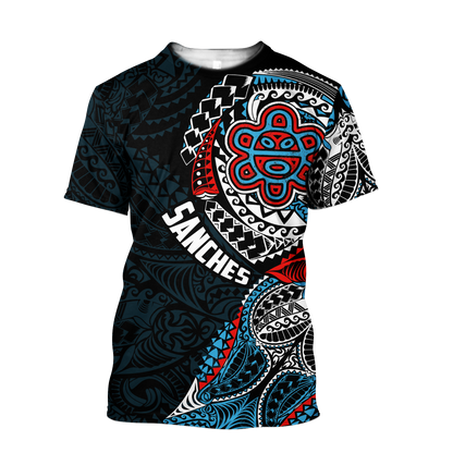 Customize Name Puerto Rico Tattoo Hoodie For Men And Women MH07022106
