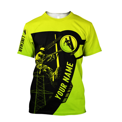 Electrician And Lineman Personalized Safety 3D All Over Printed Premium Unisex Hoodie ML MH26022103