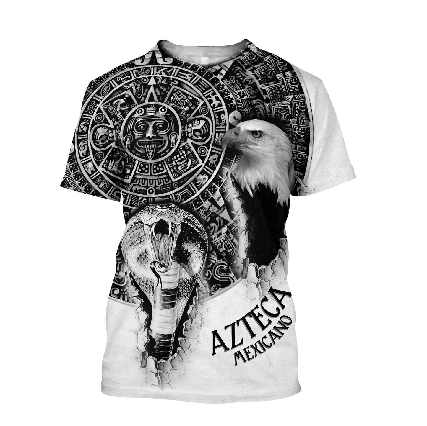 Azteca Mexicano 3D All Over Printed Unisex Shirts