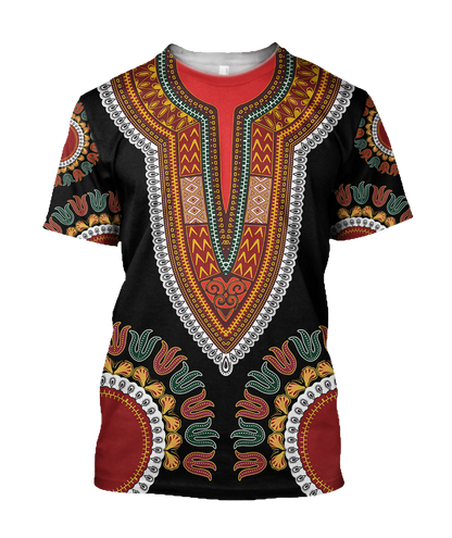 Dashiki African American 3D All Over Printed Shirts JJ25052101 KT