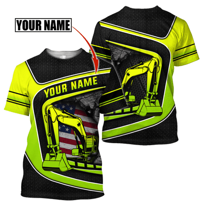 Custom Name XT Excavator Shirts Pi29052101