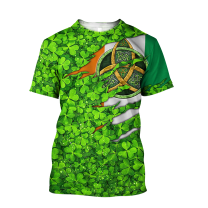 Premium Irish Saint Patrick's Day 3D All Over Printed Unisex Shirts