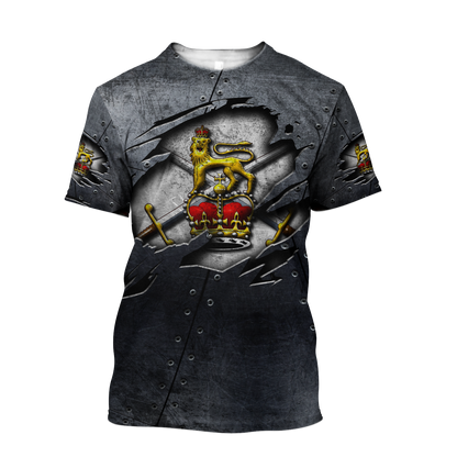 3D Printed Shirts Brirish Bristish Army XT