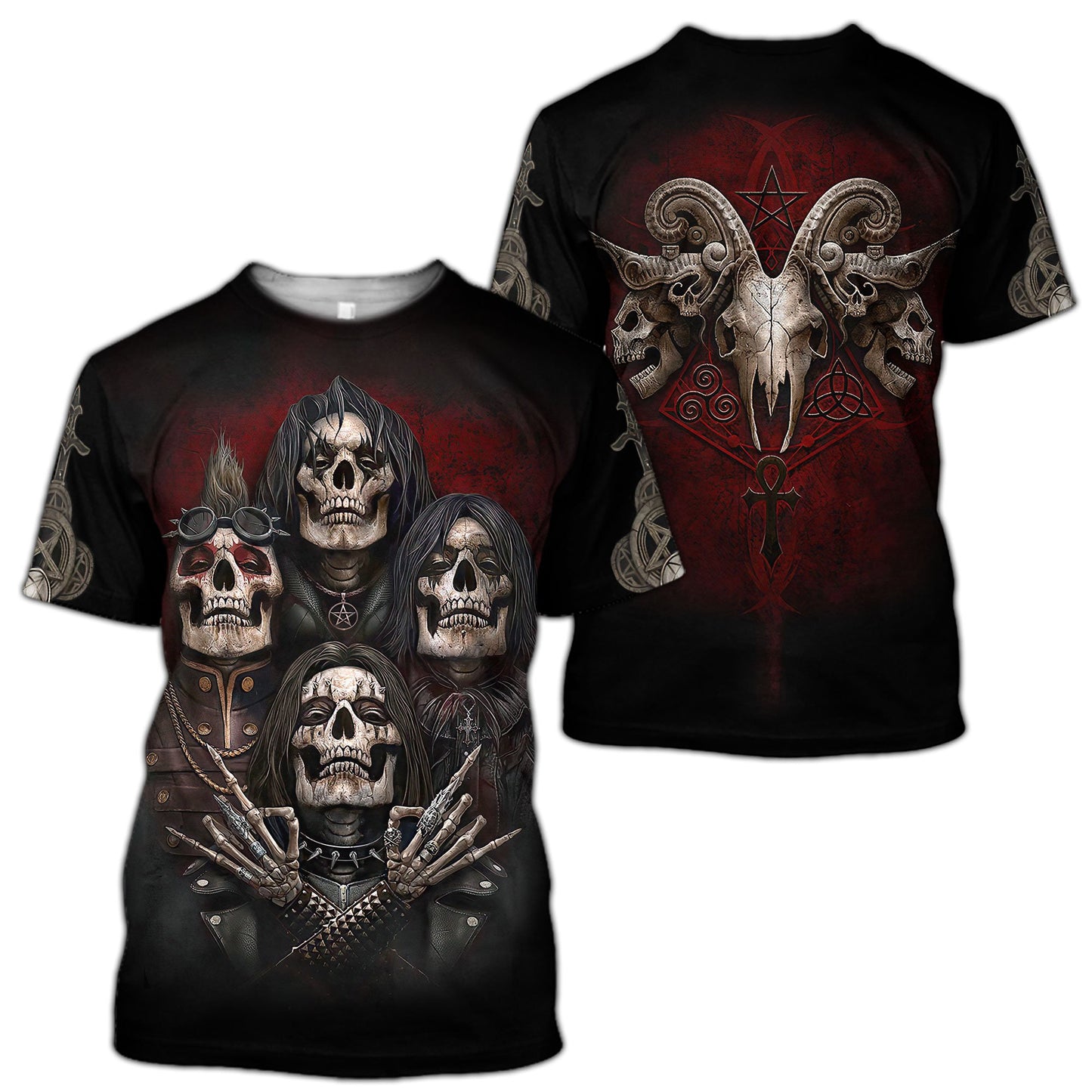 Skull Boy Band Hoodie For Men And Women NTN04032105