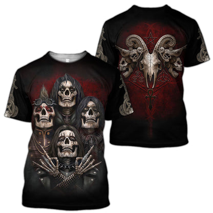 Skull Boy Band Hoodie For Men And Women NTN04032105