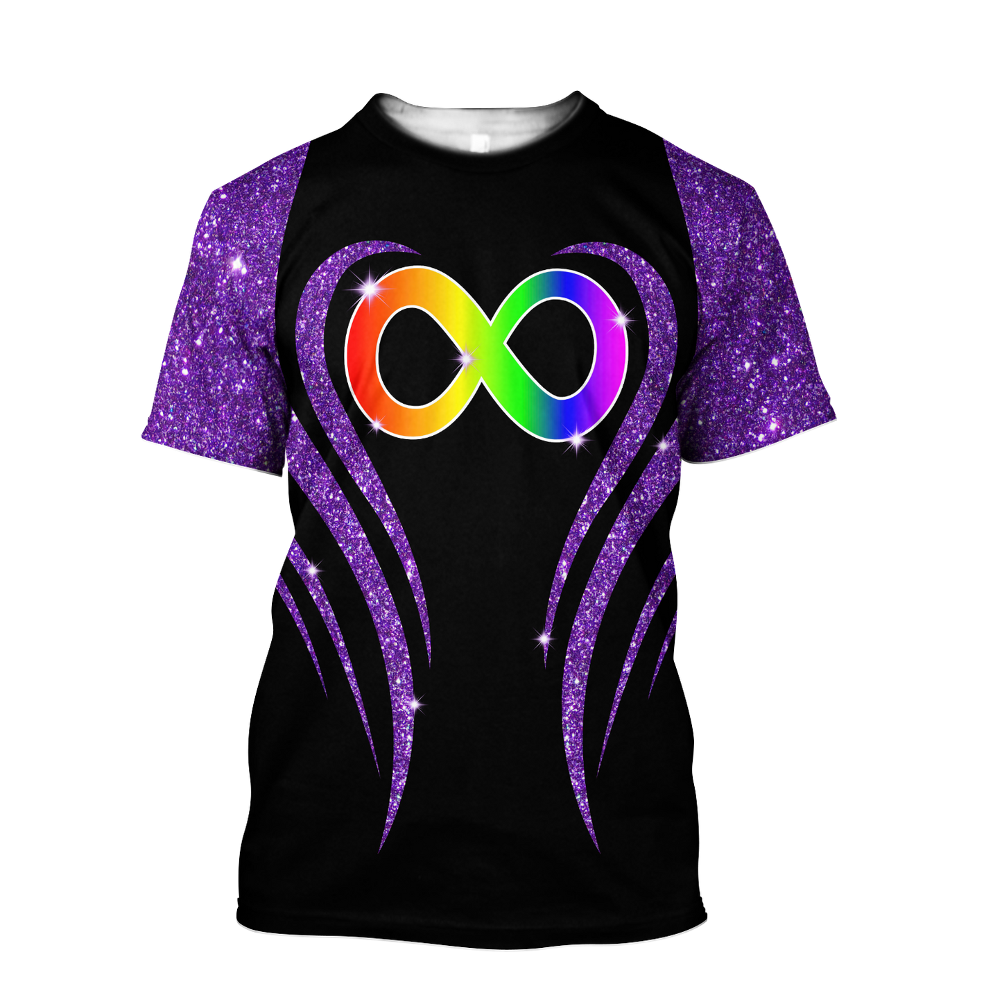 3D All Over Printed Autism Unisex Shirts Custom Name  XT