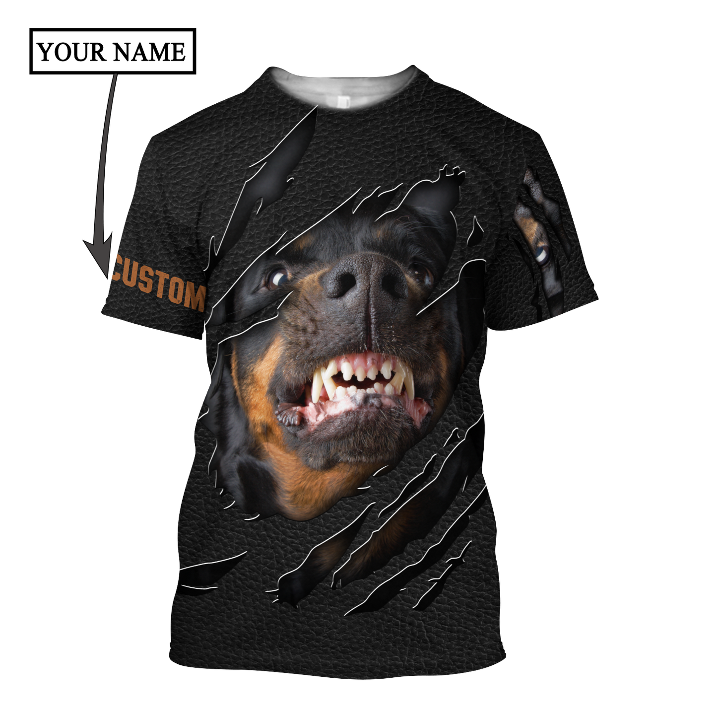 Rottweiler 3D hoodie shirt for men and women custom name