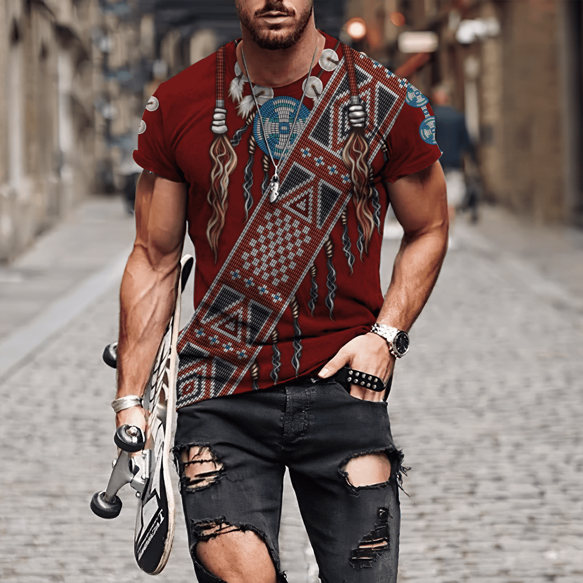 Native American 3D All Over Printed Unisex Shirts