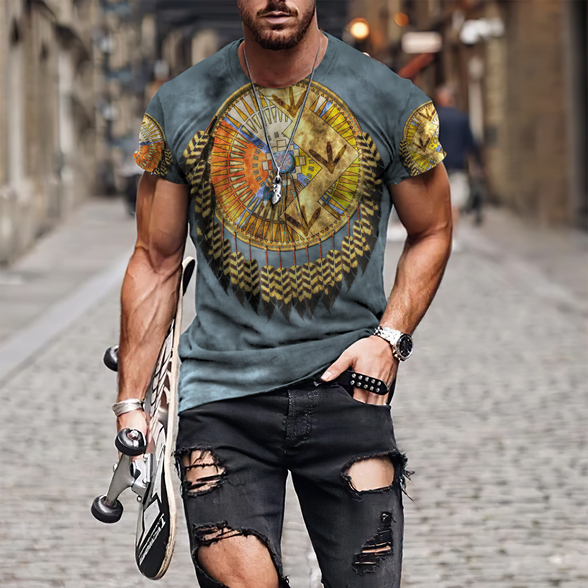 Native American 3D All Over Printed Unisex Shirts