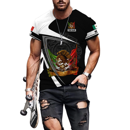Personalized Name Mexico 3D All Over Printed Unisex Shirts