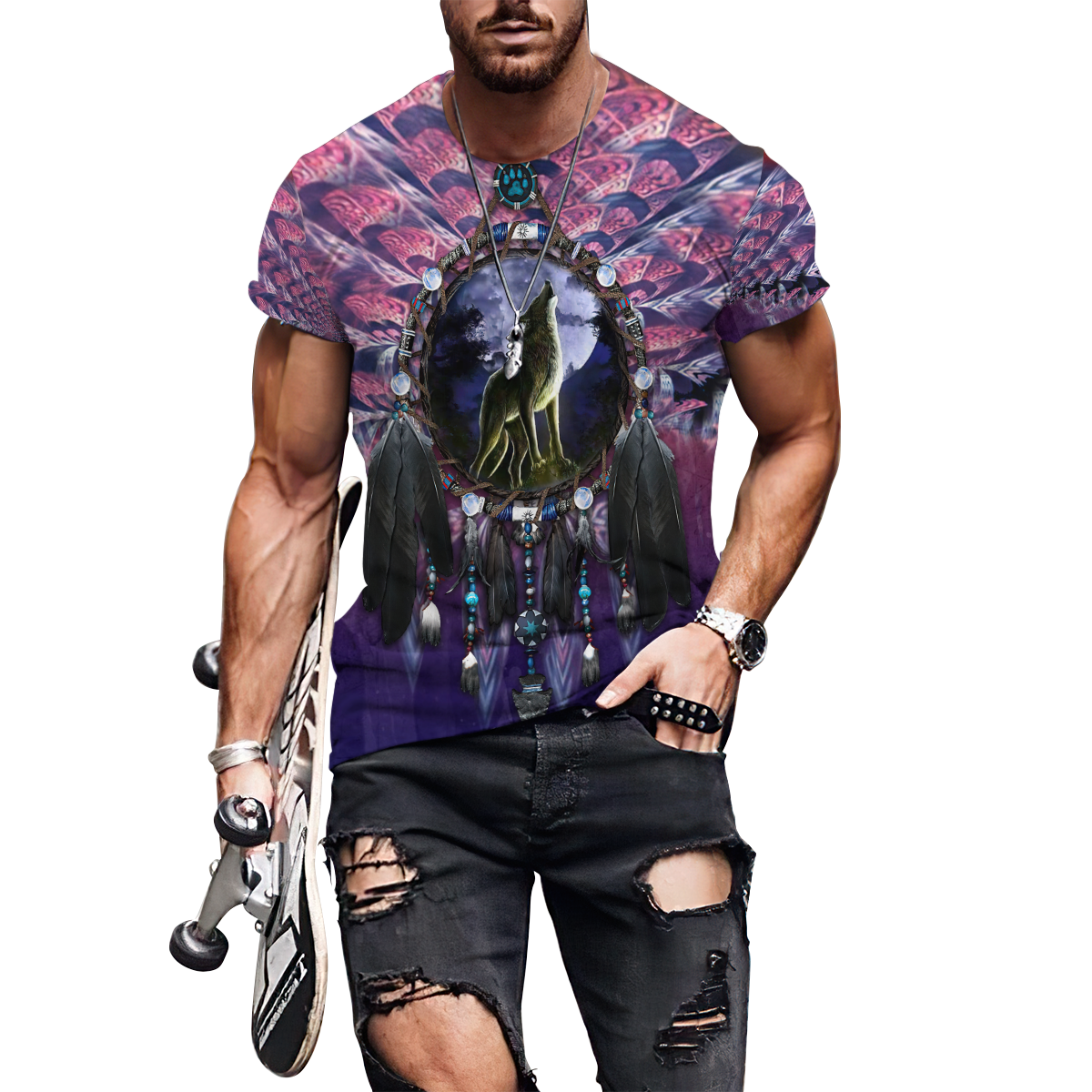 Native American 3D All Over Printed Unisex Shirts