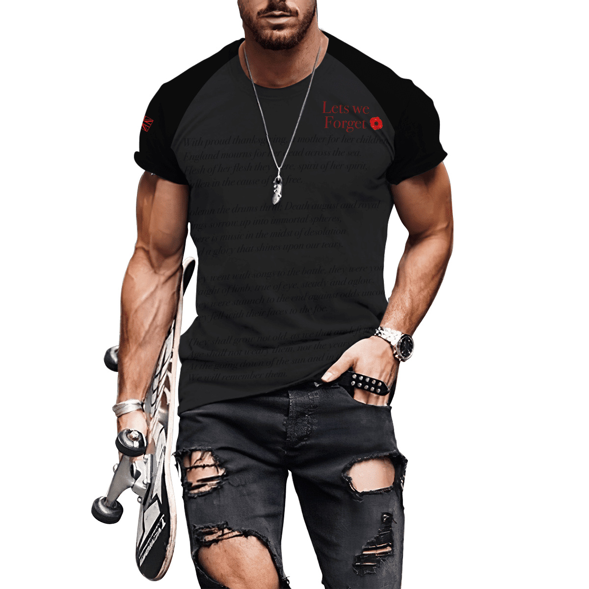 Remembrance Day Lest We Forget 3D All Over Printed Unisex Shirts