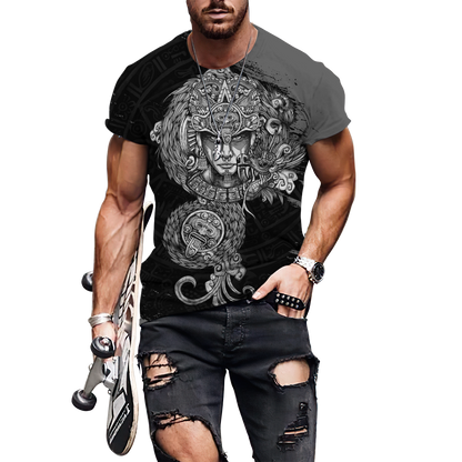 Aztec 3D All Over Printed Combo T-Shirt BoardShorts