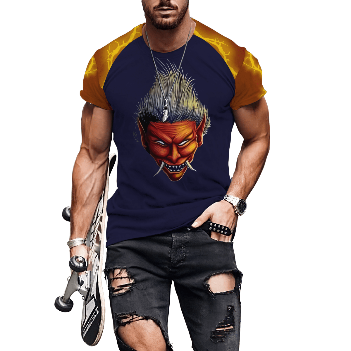 Japan Mythology Raijin 3D All Over Printed Unisex Shirts