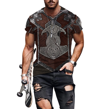 Viking 3D All Over Printed Combo T-Shirt BoardShorts