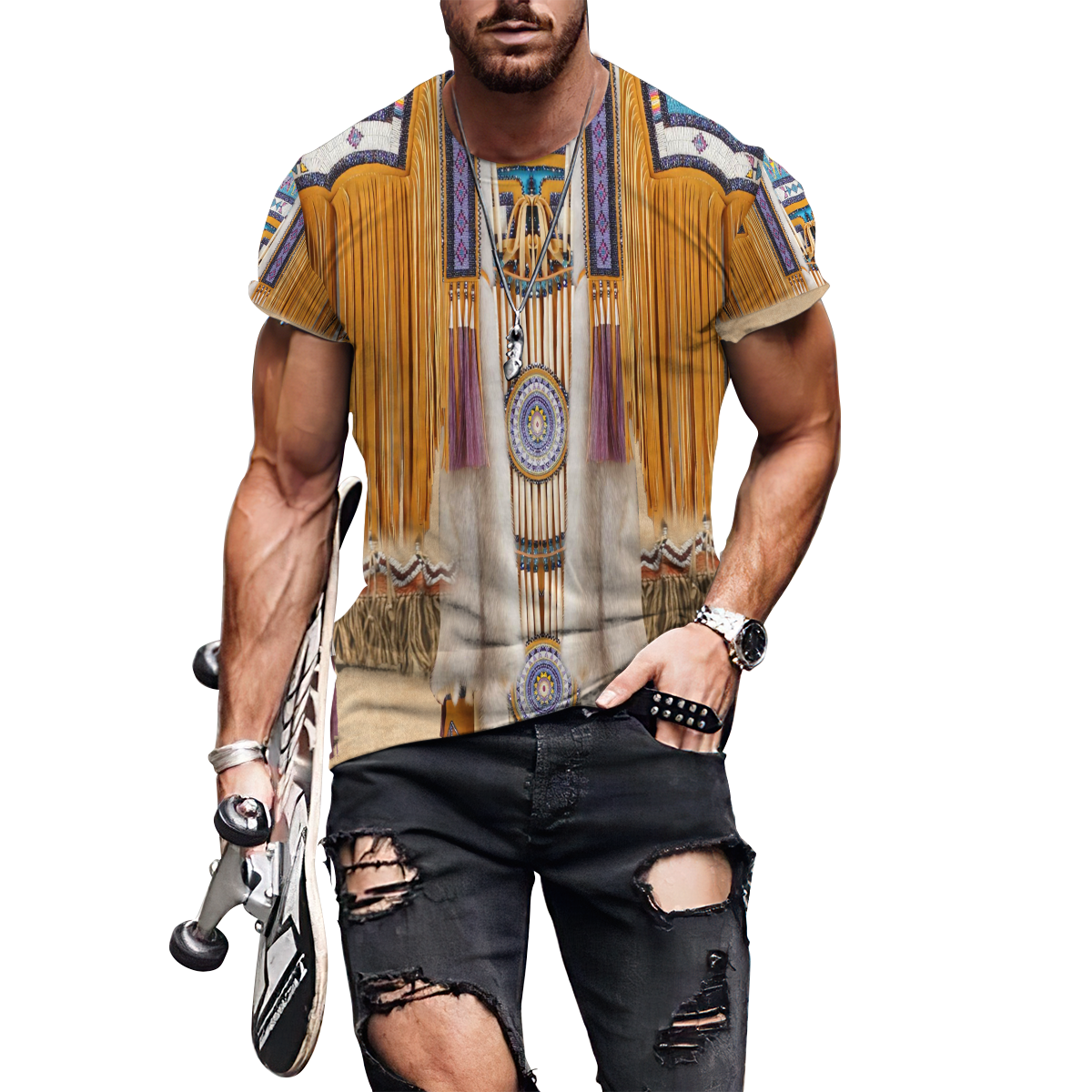 Native American 3D All Over Printed Unisex Shirts