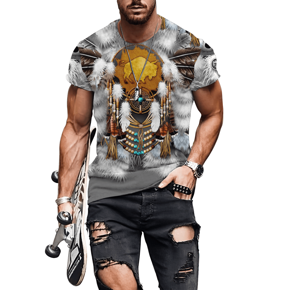 Native American 3D All Over Printed Unisex Shirts