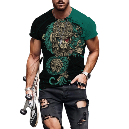 Aztec 3D All Over Printed Combo T-Shirt BoardShorts