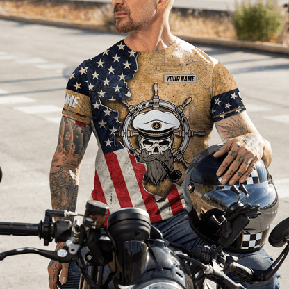 Customized name The Adventure Begins 3D All Over Printed Shirts