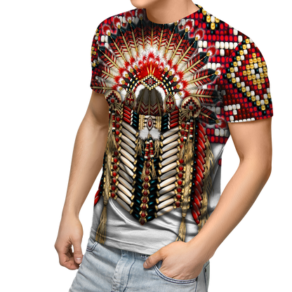 Native American 3D All Over Printed Combo T-Shirt BoardShorts