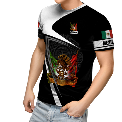 Personalized Name Mexico 3D All Over Printed Unisex Shirts